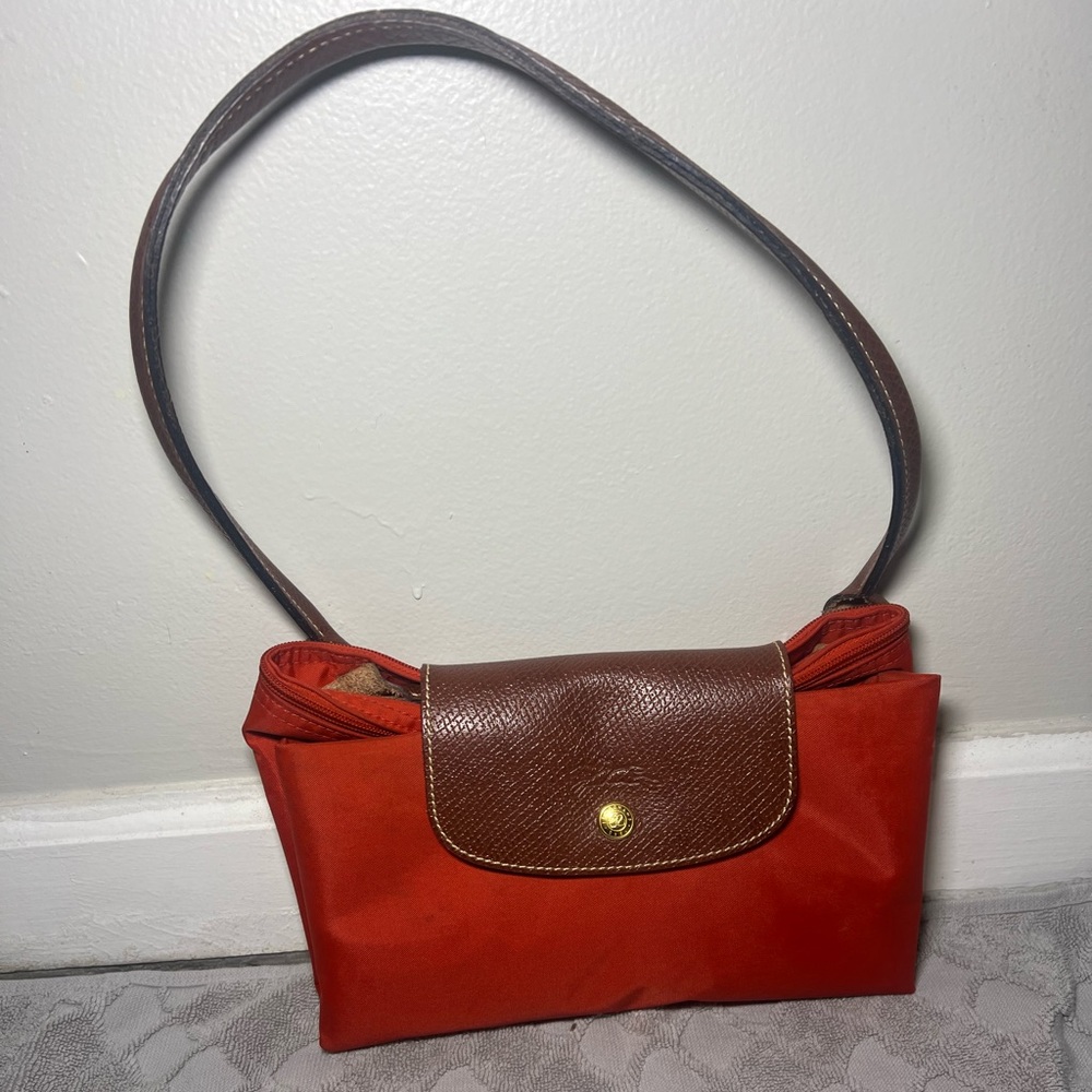Longchamo bag in Tomato